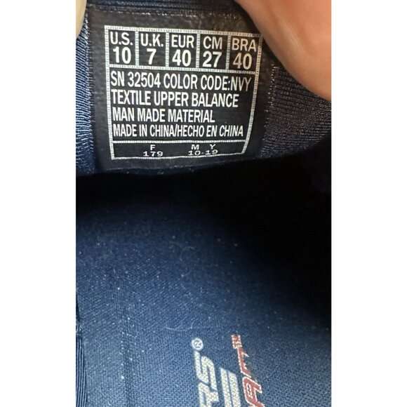 Skechers Womens Bobs Sport Squad 32504 Blue Running Shoes Sneakers Size 10 - Picture 9 of 9